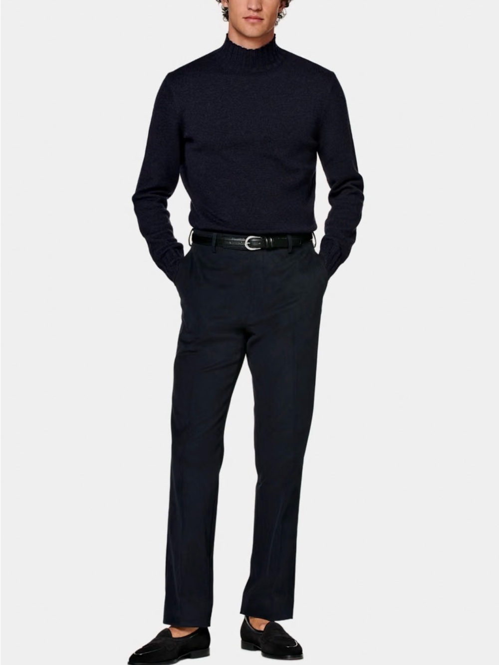 Suitsupply Milano Trousers, Size 32, Color Navy
